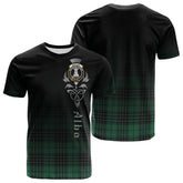 MacLean Hunting Ancient Tartan Crest T-shirt - Alba Celtic Style